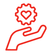 hand and heart icon